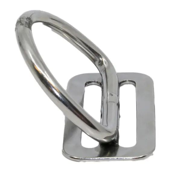 2" D-ring bent welded 45 degree