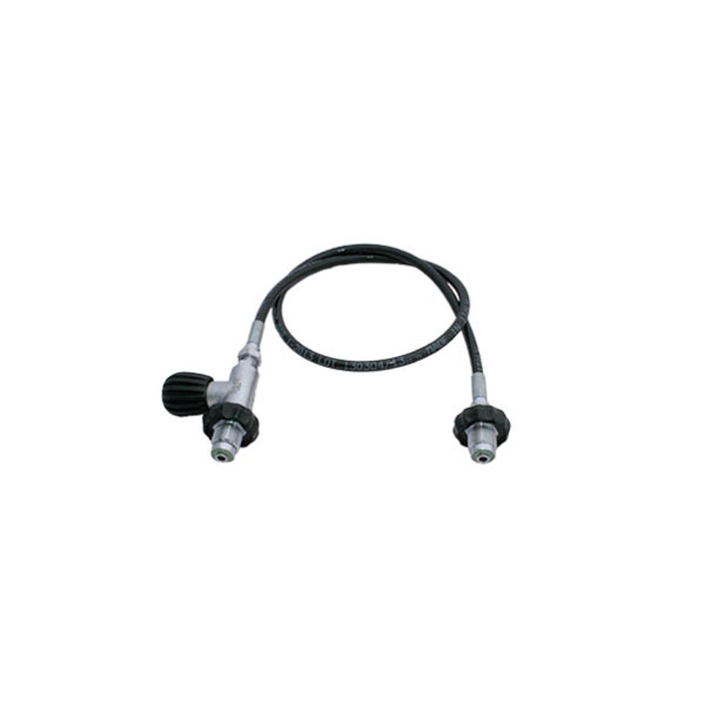 [63002] Oxygen clean decanting hose 1 meter, no gauge