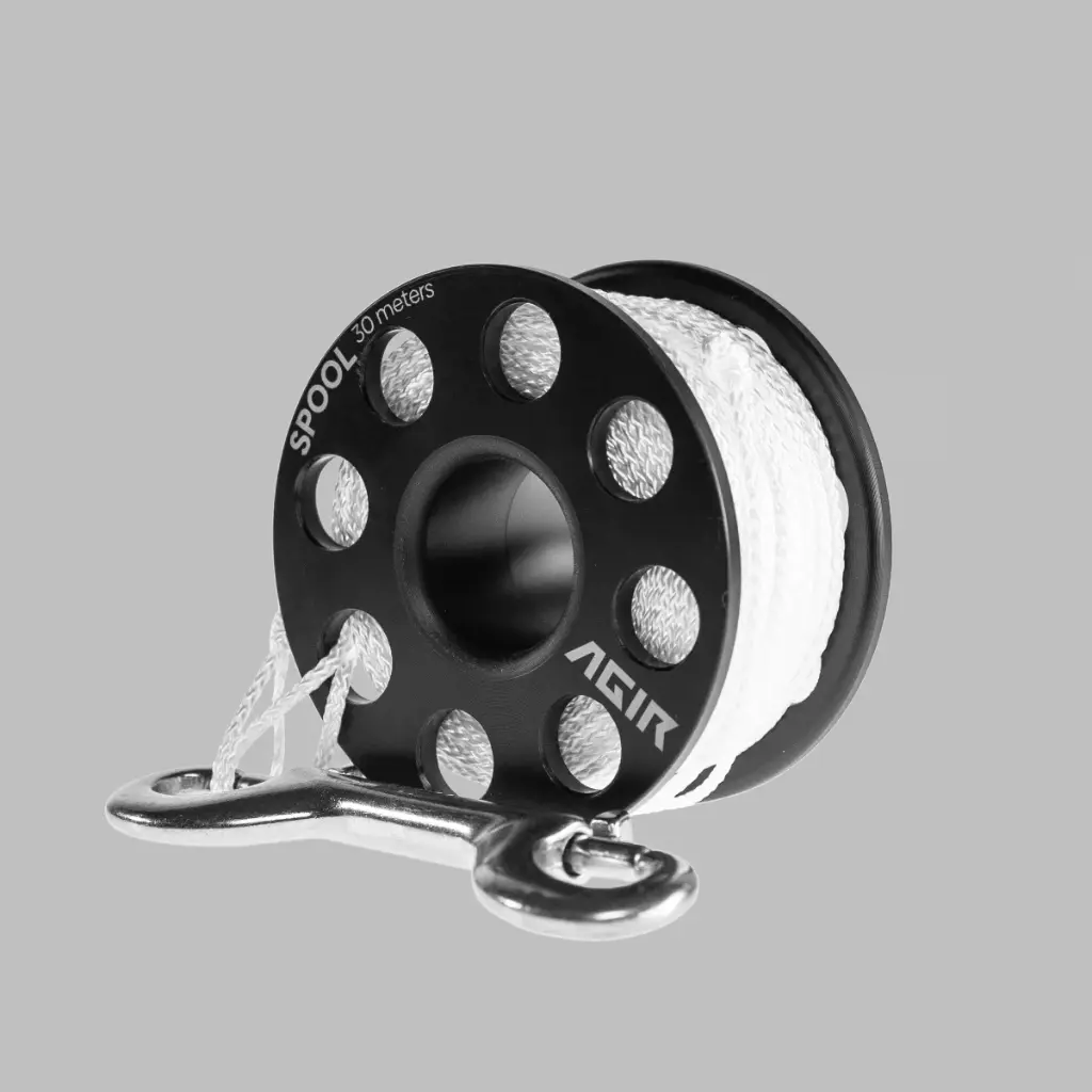 [61-01-30] Spool with double ender (Black, 30 m)